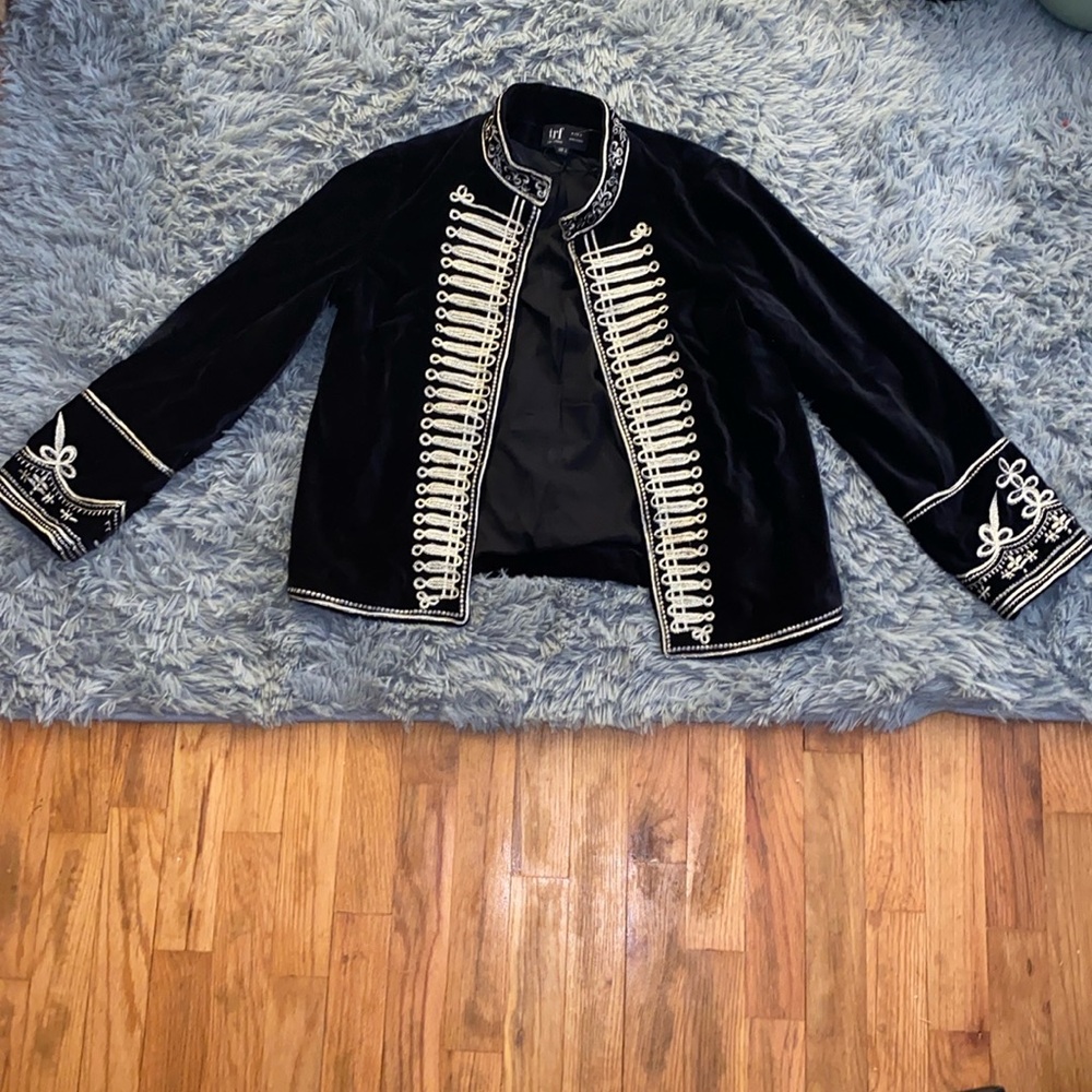 Zara velvet blazer